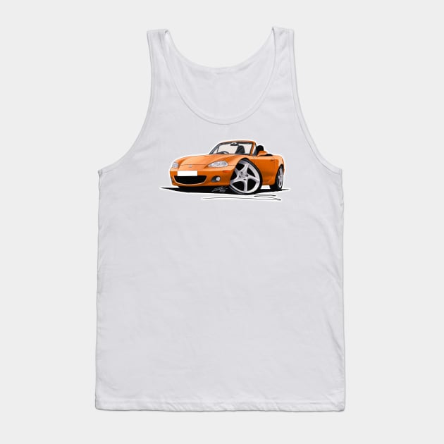 Mazda MX5 (Mk2) Gold Tank Top by y30man5